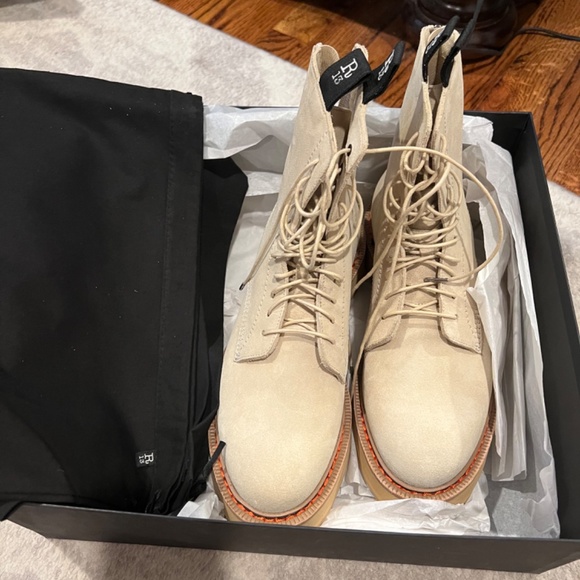 R13 Single Stack Suede Boots - Picture 3 of 3